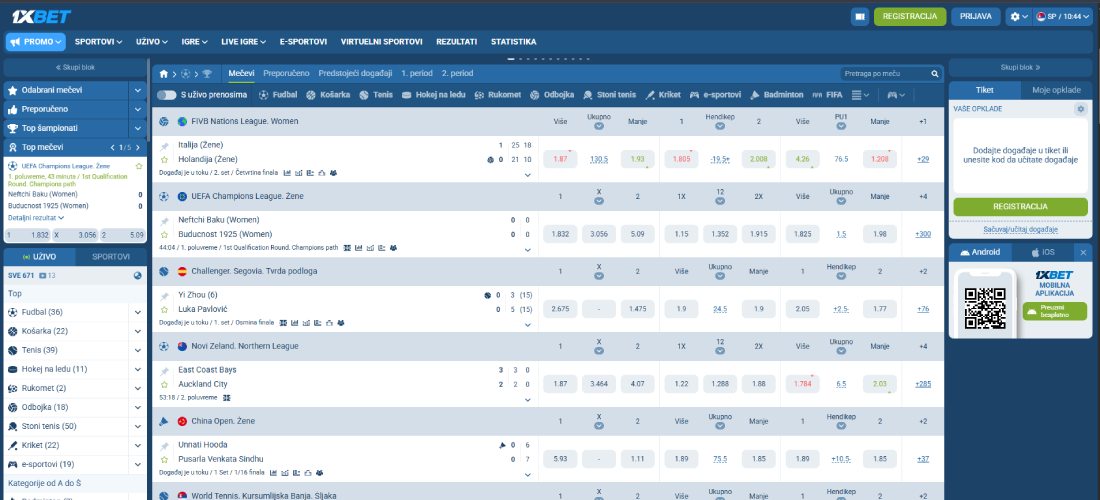 1xBet kladionica