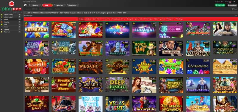 Pinnbet Casino Games