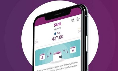 Transakcija mobilne aplikacije Skrill
