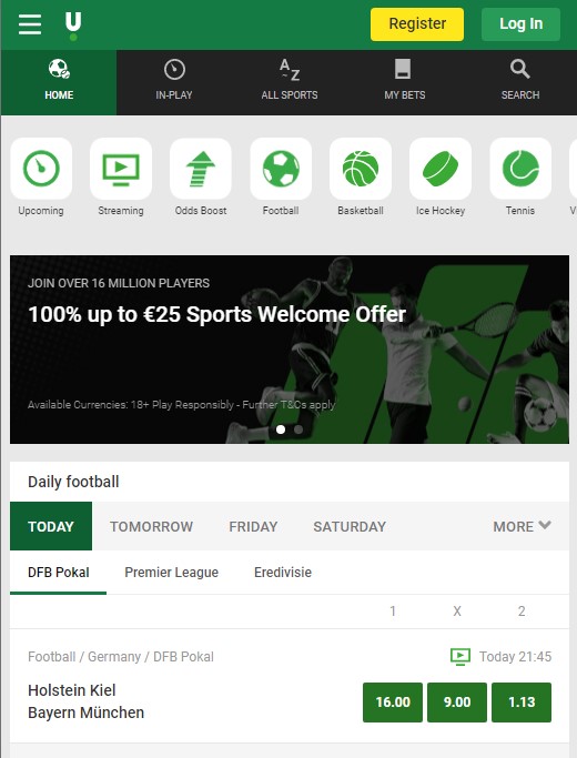 Unibet Aplikacije