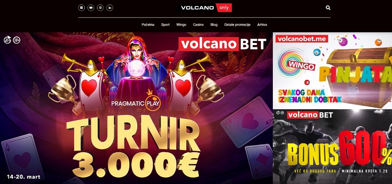 Volcano bet Promo